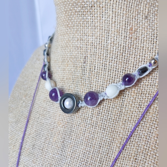 Knotwork & Stone necklace - Picture 3 of 6